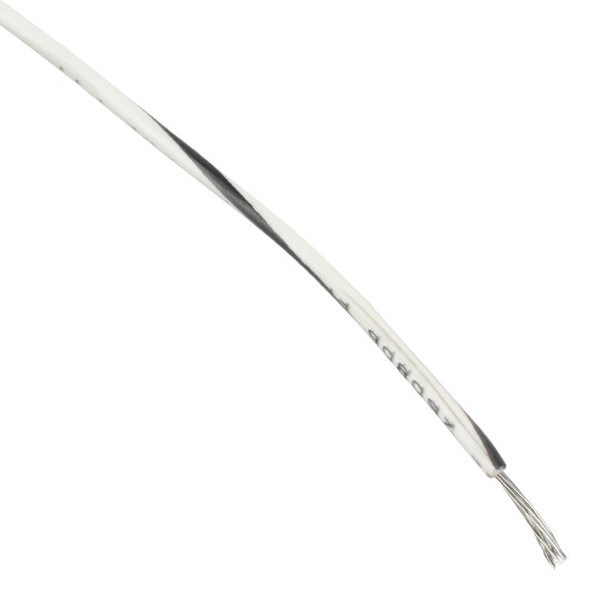Alpha Wire 3053 WB005 Hook-Up Strnd 20Awg Wht/Blk 100' | American Cable Assemblies